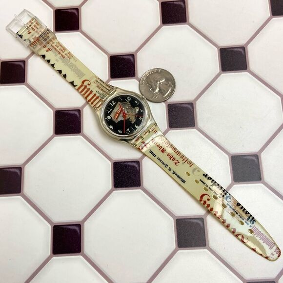 Vintage 2003 Swatch Cabaret Voltaire Swiss Made Watch - Picture 8 of 15